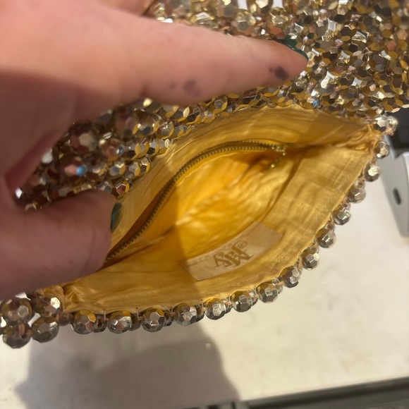 Vintage Walborg Gold Beaded Evening Bag - Picture 3 of 6